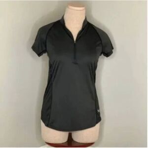 Arc'Teryx Black 1/4 Zip Short Sleeve Top Size S